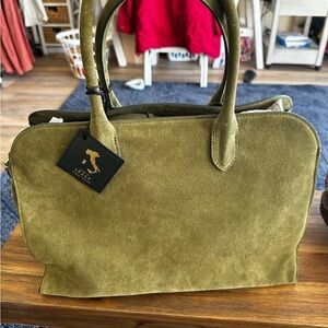 Claudia Firenze Viral Olive Green Margaux Bag NWT & Crossbody Strap Sold Out